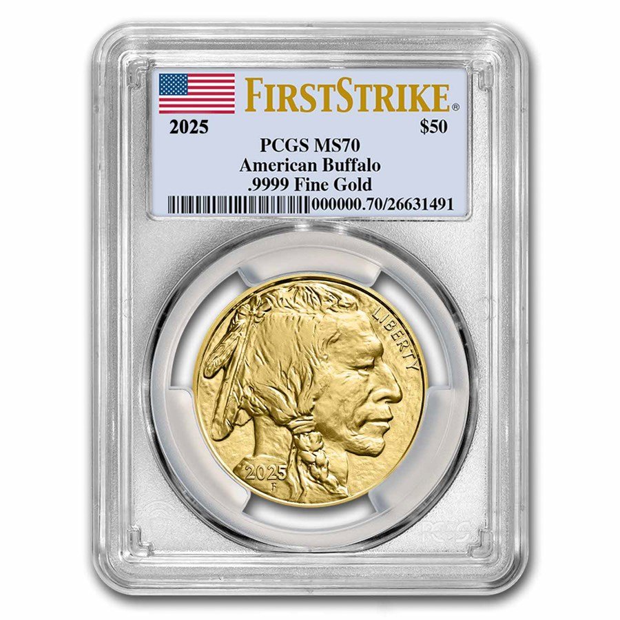 025 1 oz Gold Buffalo MS-70 PCGS (FirstStrike®)