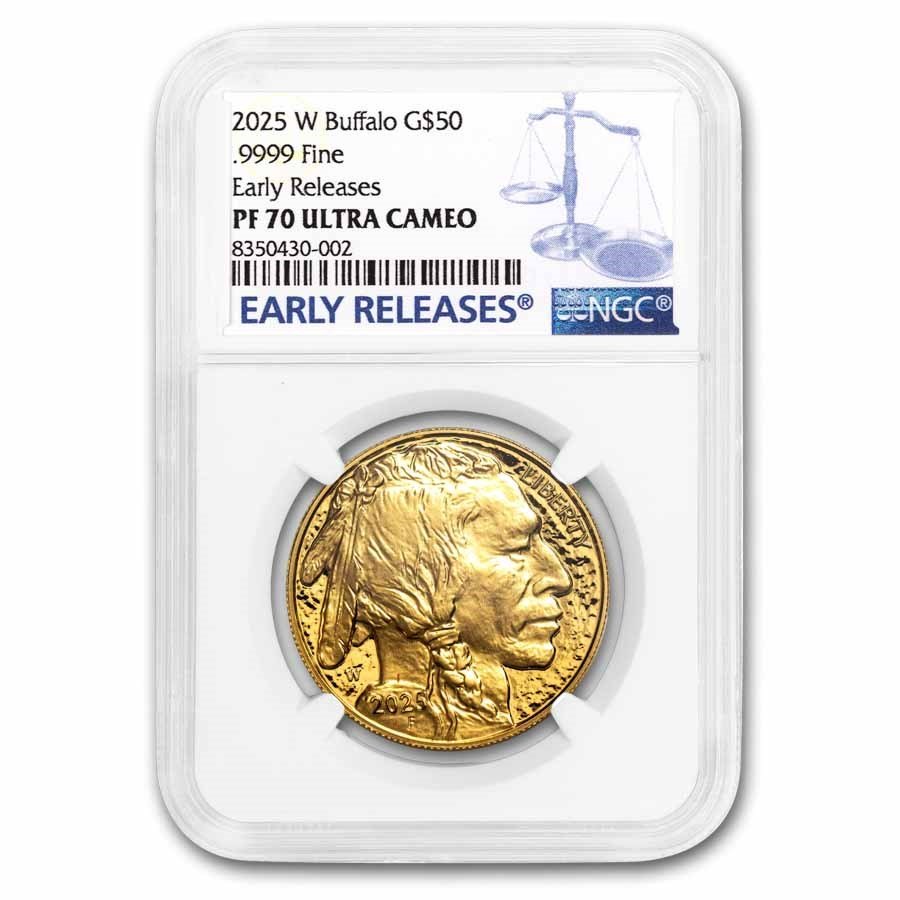 2025-W 1 oz Proof Gold Buffalo PF-70 NGC (Early Releases)