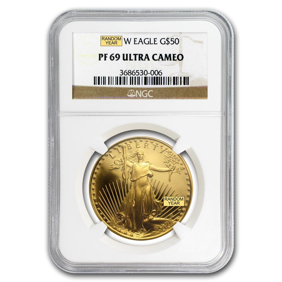1 oz Proof American Gold Eagle PF-70 NGC (Random Year)