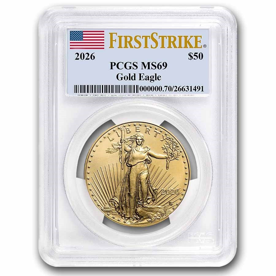 2026 1 oz American Gold Eagle MS-69 PCGS (FirstStrike®)