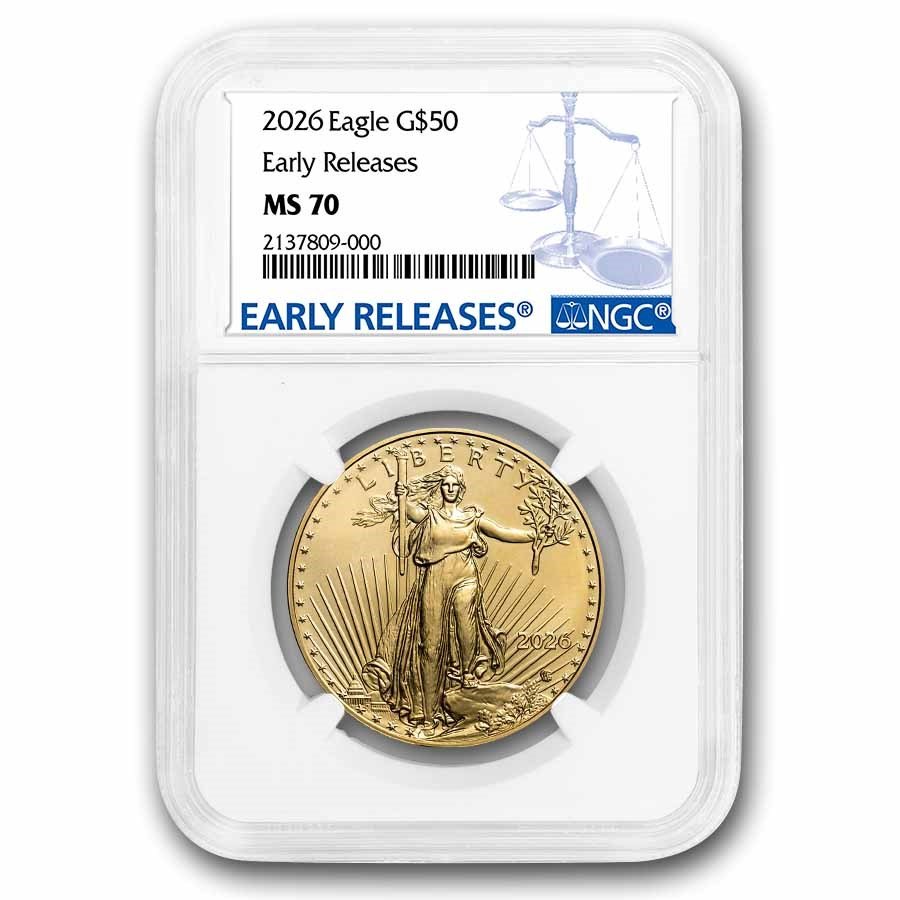 2026 1 oz American Gold Eagle MS-70 PCGS (First Day of Issue)