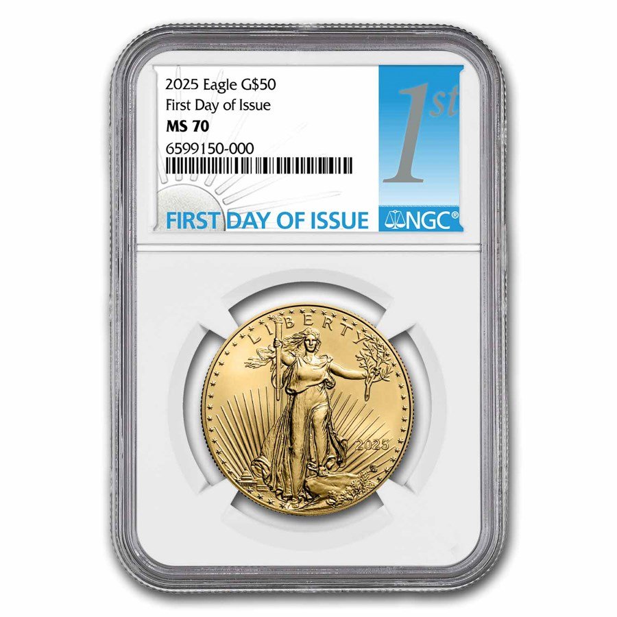 2025 1 oz American Gold Eagle MS-70 NGC (First Day of Issue)