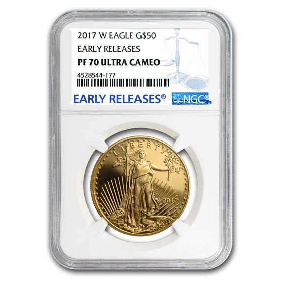 2017-W 1 oz Proof American Gold Eagle PF-70 UCAM NGC (ER)