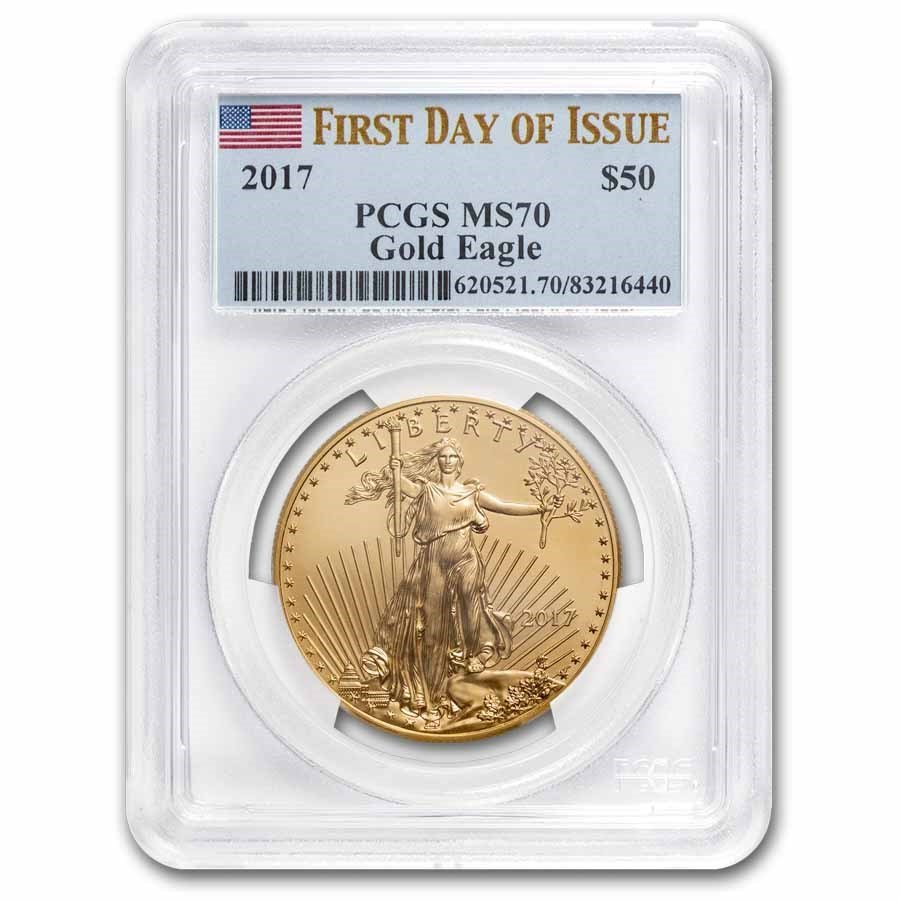 2017 1 oz American Gold Eagle MS-70 PCGS (FDI)