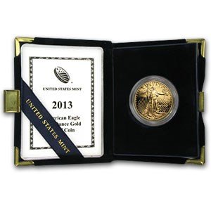 2013-W 1 oz Proof American Gold Eagle (w/Box & COA)