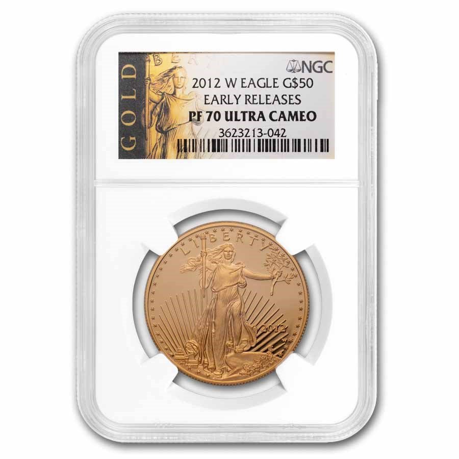 2012-W 1 oz Proof American Gold Eagle PF-70 UCAM NGC