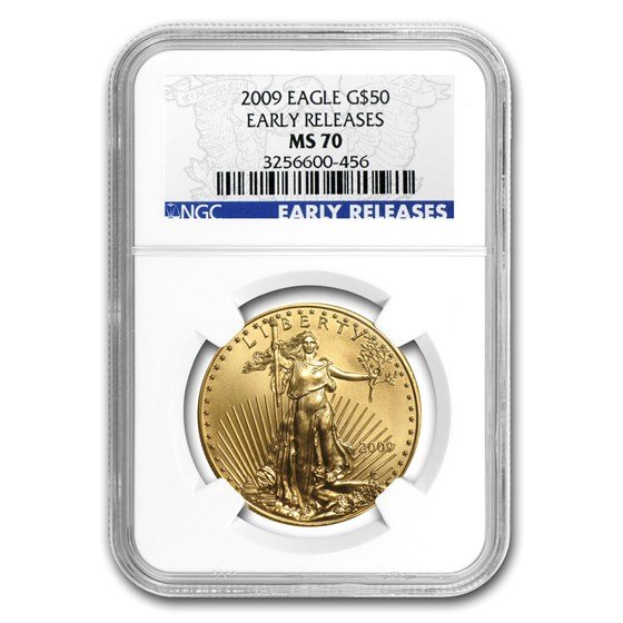 2009 1 oz American Gold Eagle MS-70 NGC (Early Releases)
