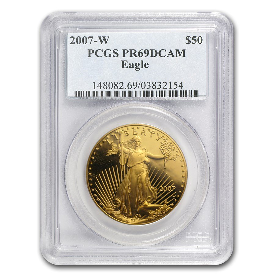2007-W 1 oz Proof American Gold Eagle PR-69 DCAM PCGS