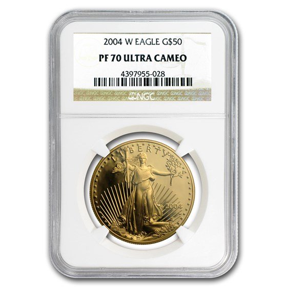 2004-W 1 oz Proof American Gold Eagle PF-70 UCAM NGC