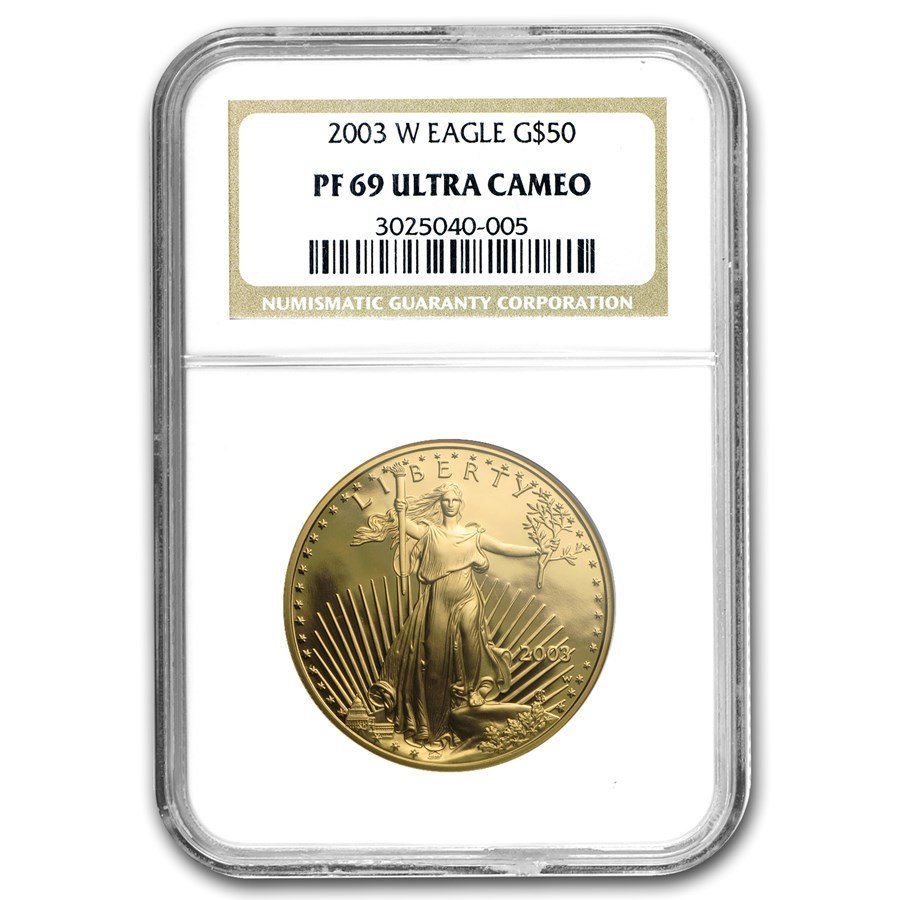 2003-W 1 oz Proof American Gold Eagle PF-69 UCAM NGC