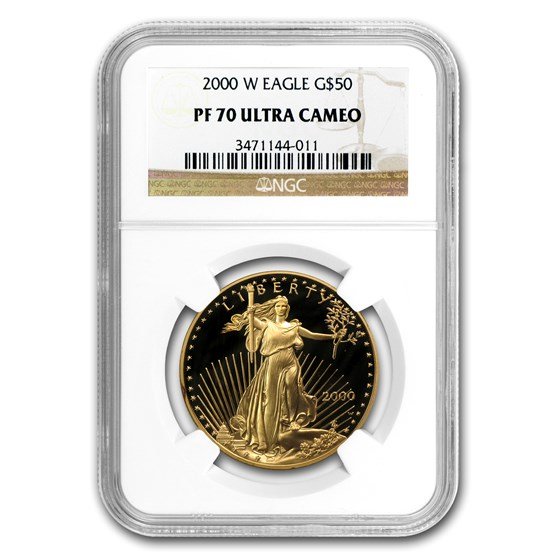 2000-W 1 oz Proof American Gold Eagle PF-70 UCAM NGC