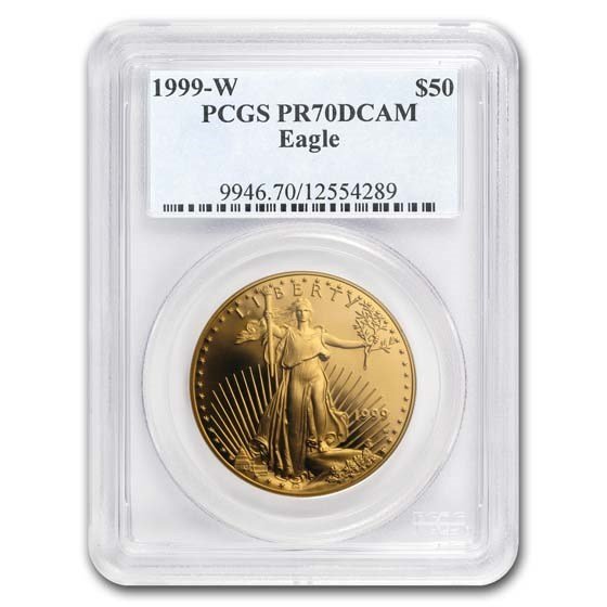 1999-W 1 oz Proof American Gold Eagle PR-70 DCAM PCGS
