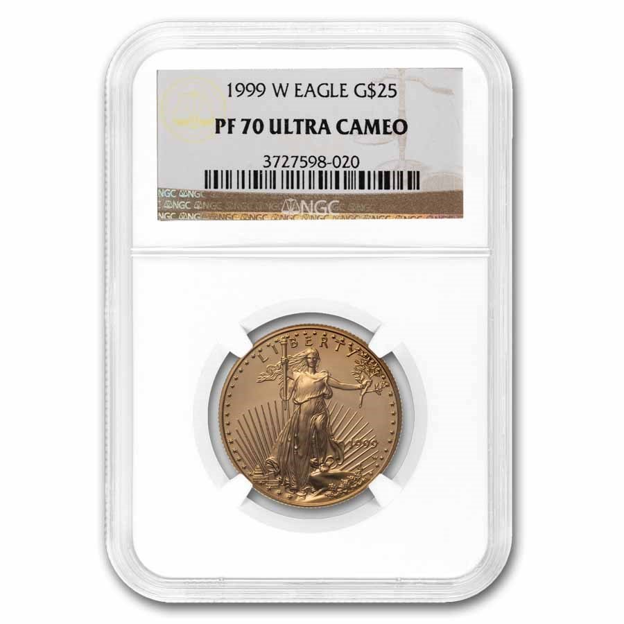 1999-W 1 oz Proof American Gold Eagle PF-70 NGC