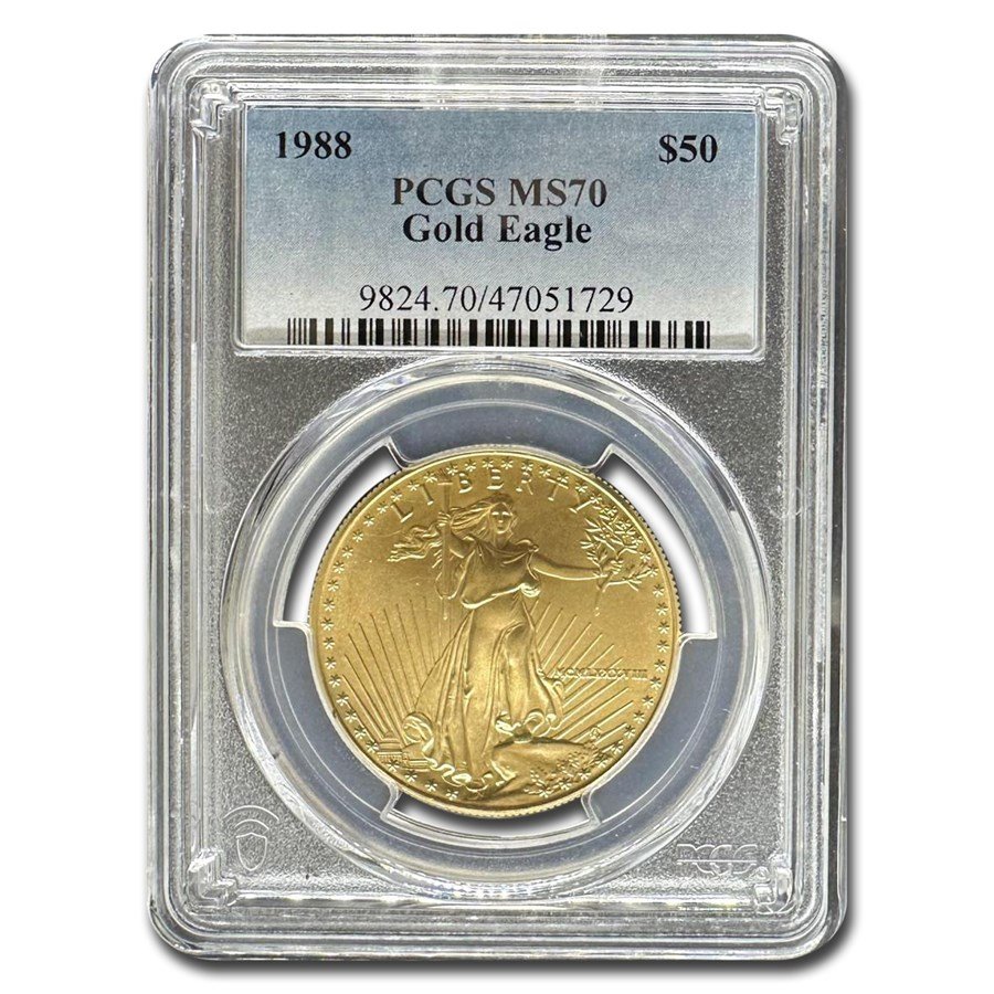1988 1 oz American Gold Eagle MS-70 PCGS