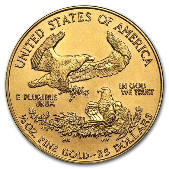 2018 1/2 oz American Gold Eagle BU