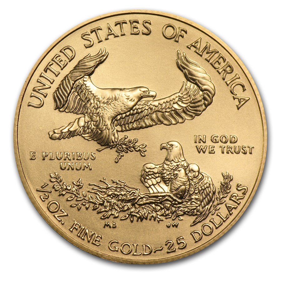 2014 1/2 oz American Gold Eagle BU