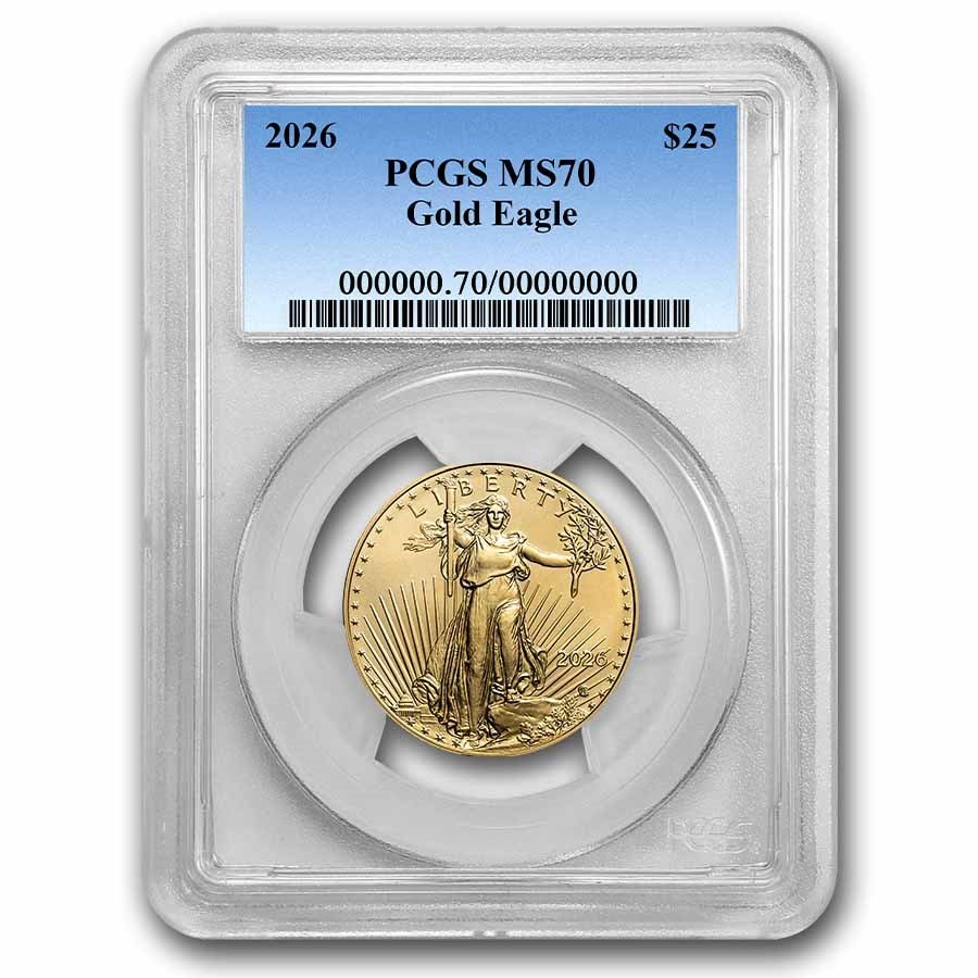 2026 1/2 oz American Gold Eagle MS-70 PCGS
