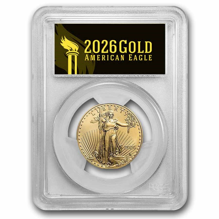 2026 1/2 oz American Gold Eagle MS-70 PCGS (FDI, Black Label)