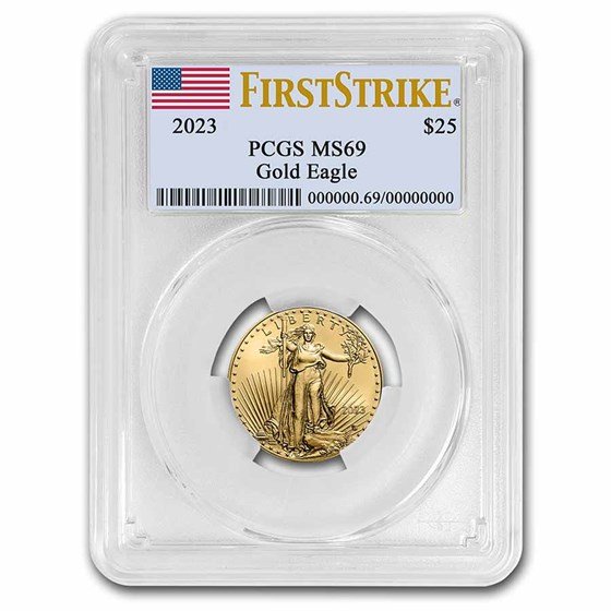2023 1/2 oz American Gold Eagle MS-69 PCGS (FirstStrike®)