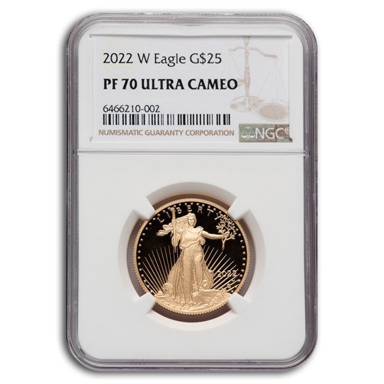 2022-W 1/2 oz Proof American Gold Eagle PF-70 NGC