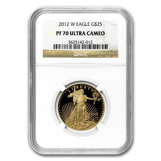 2012-W 1/2 oz Proof American Gold Eagle PF-70 NGC