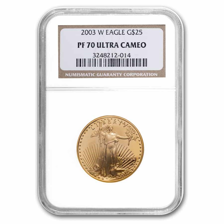 2003-W 1/2 oz Proof American Gold Eagle PF-70 NGC