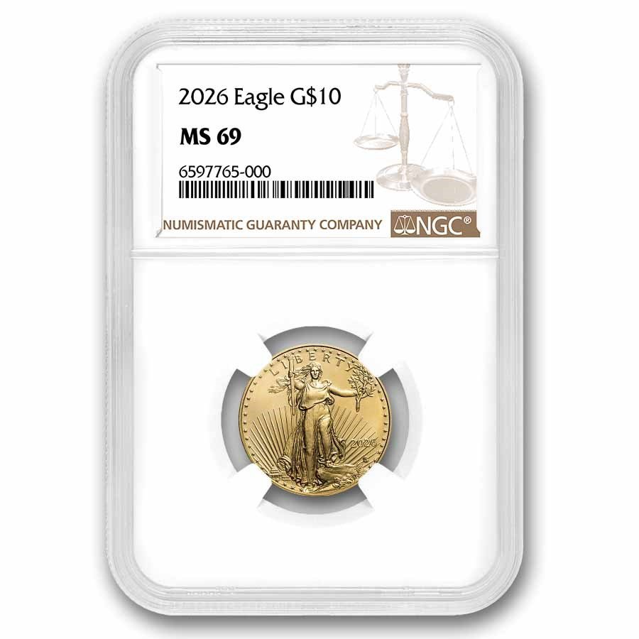 2026 1/4 oz American Gold Eagle MS-69 NGC