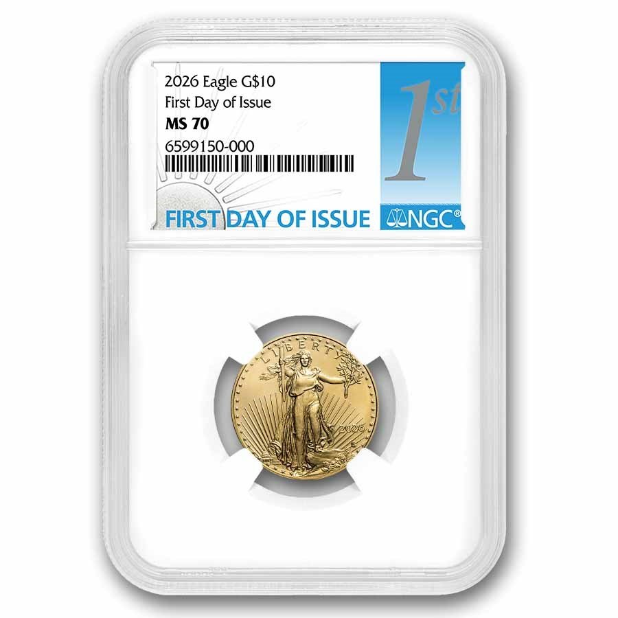 2026 1/4 oz American Gold Eagle MS-70 NGC (First Day of Issue)