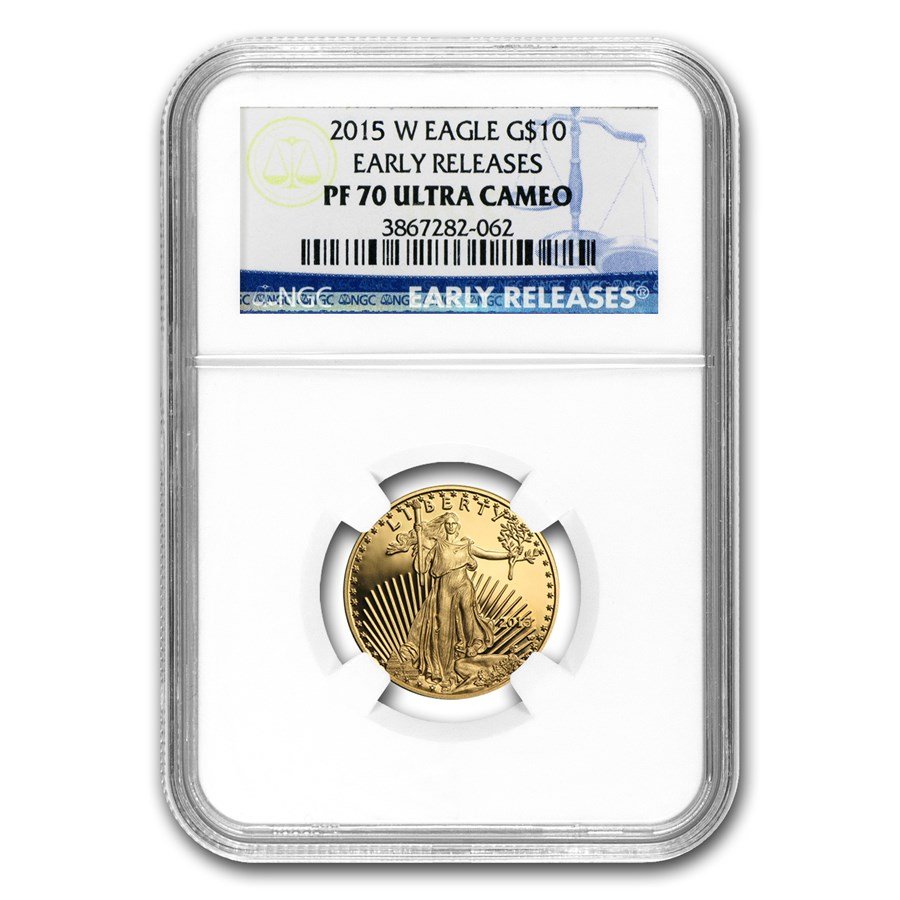 2015-W 1/4 oz Proof American Gold Eagle PF-70 NGC (ER)