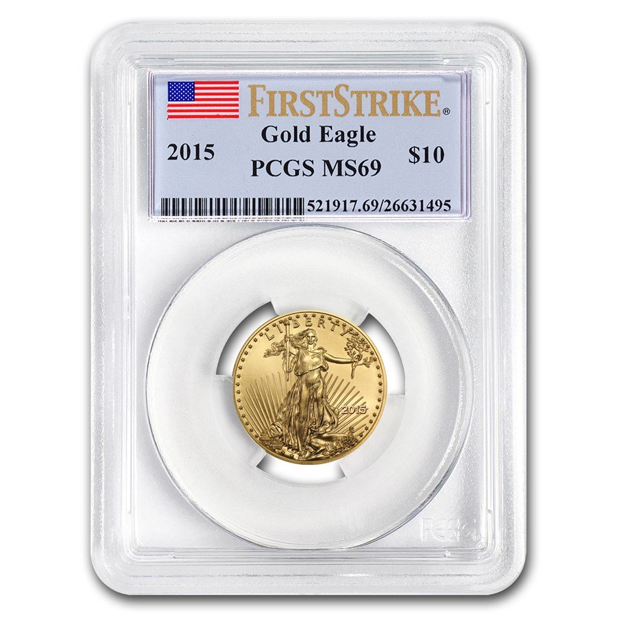 2015 1/4 oz American Gold Eagle MS-69 PCGS (FS)