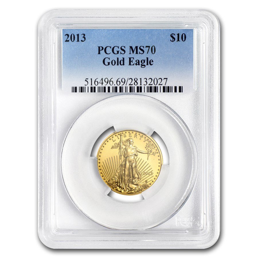 2013 1/4 oz American Gold Eagle MS-70 PCGS