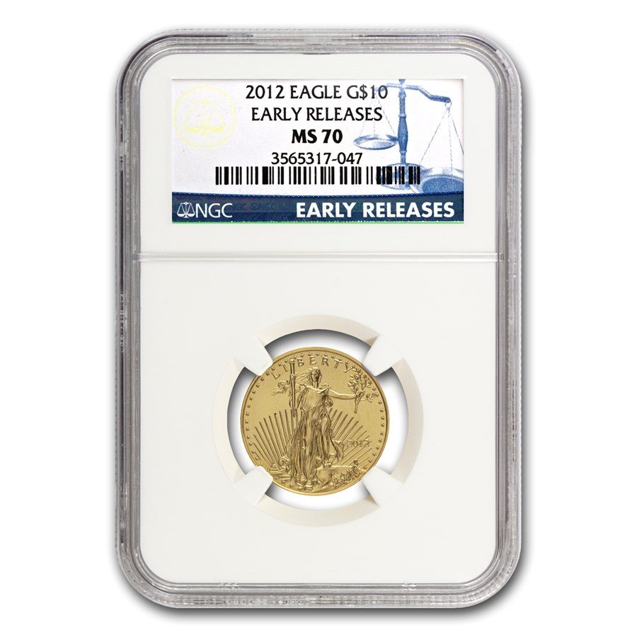 2012 1/4 oz American Gold Eagle MS-70 NGC (Early Releases)