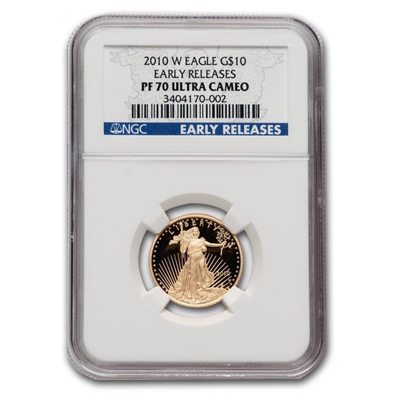 2010-W 1/4 oz Proof Gold Eagle PF-70 UCAM NGC (Early Releases)