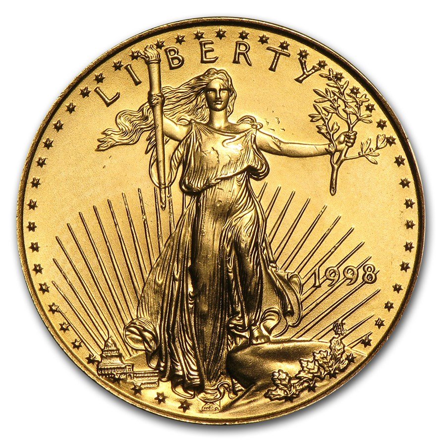 1998 1/4 oz American Gold Eagle BU