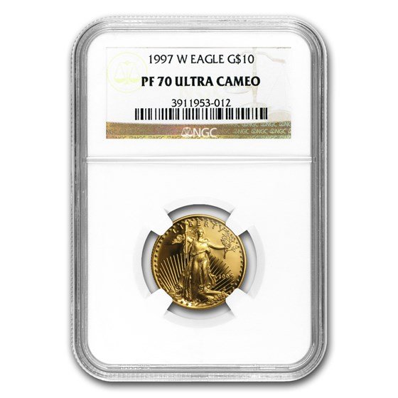 1997-W 1/4 oz Proof American Gold Eagle PF-70 NGC