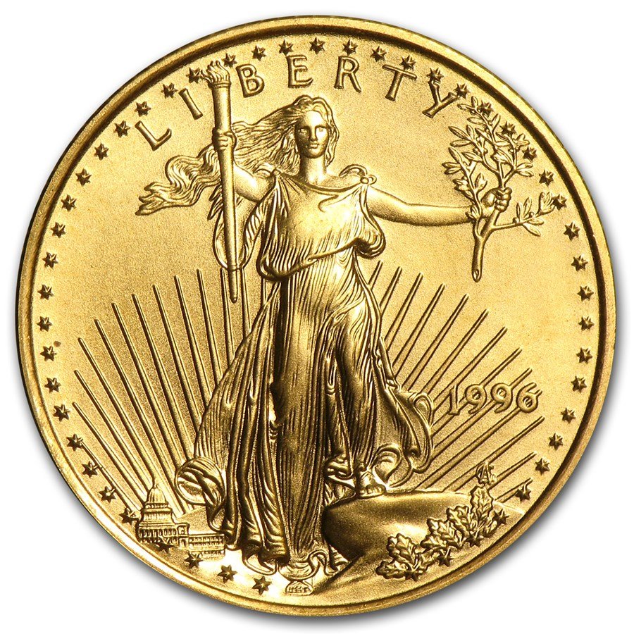 1996 1/4 oz American Gold Eagle BU