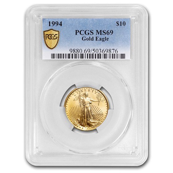 1994 1/4 oz American Gold Eagle MS-69 PCGS
