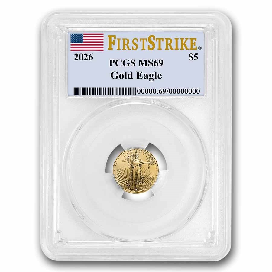 2026 1/10 oz American Gold Eagle MS-69 PCGS (FirstStrike®)