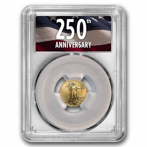 2026 1/10 oz American Gold Eagle MS-70 PCGS (FDI, 250th Anniv)