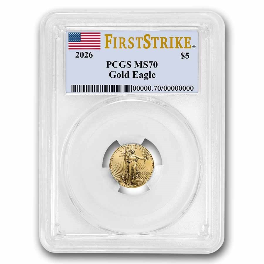 2026 1/10 oz American Gold Eagle MS-70 PCGS (FirstStrike®)