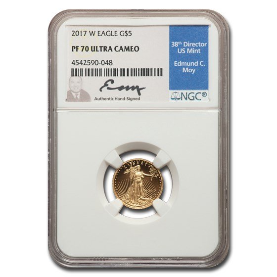 2017-W 1/10 oz Proof American Gold Eagle PF-70 NGC (Moy)