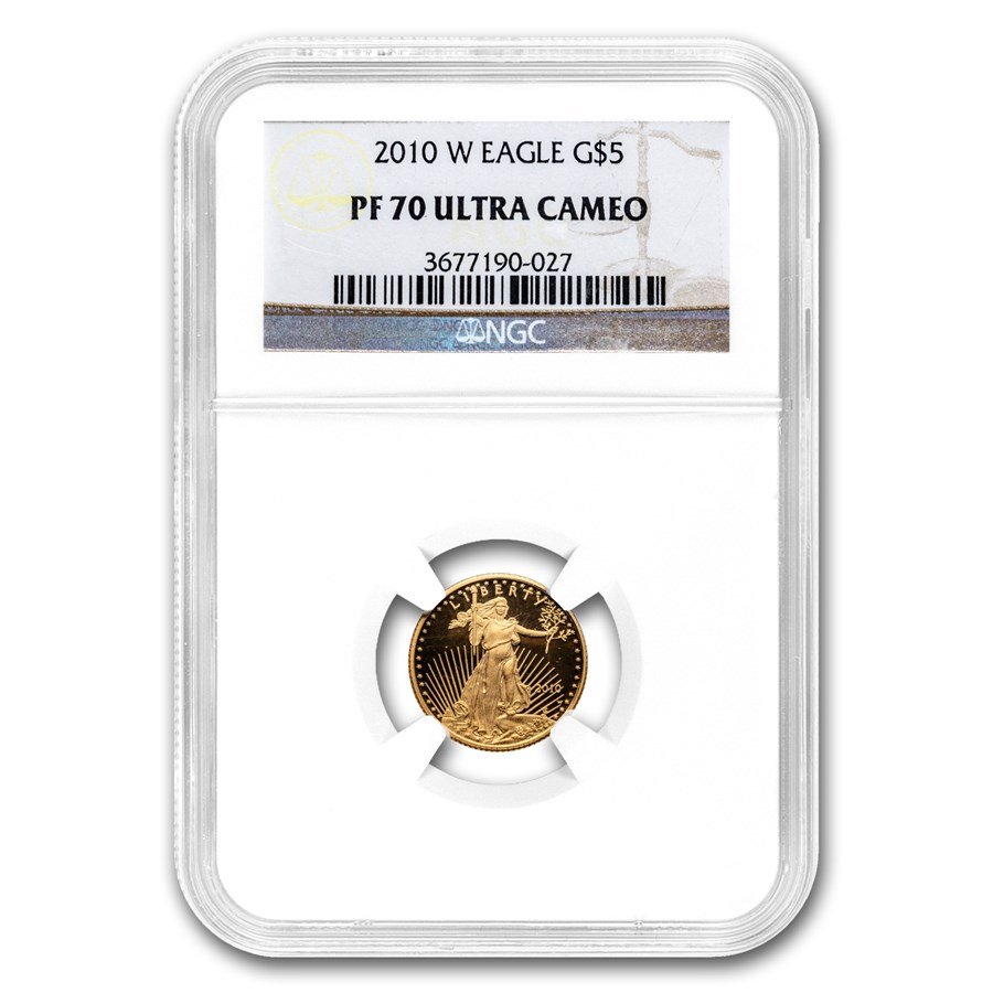 2010-W 1/10 oz Proof American Gold Eagle PF-70 UCAM NGC