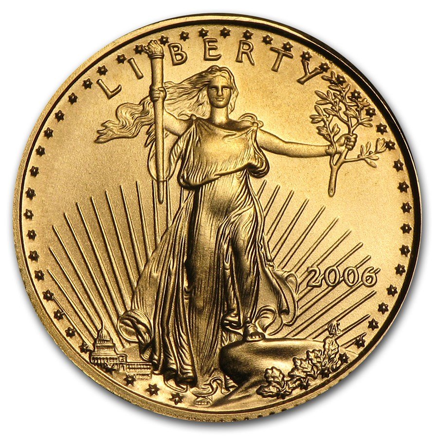 2006 1/10 oz American Gold Eagle BU