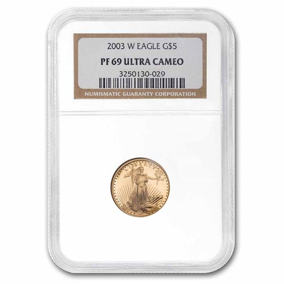 2003-W 1/10 oz Proof American Gold Eagle PF-69 UCAM NGC