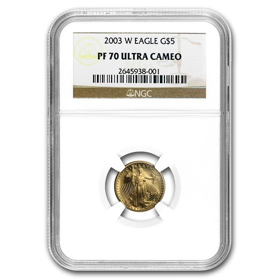 2003-W 1/10 oz Proof American Gold Eagle PF-70 NGC