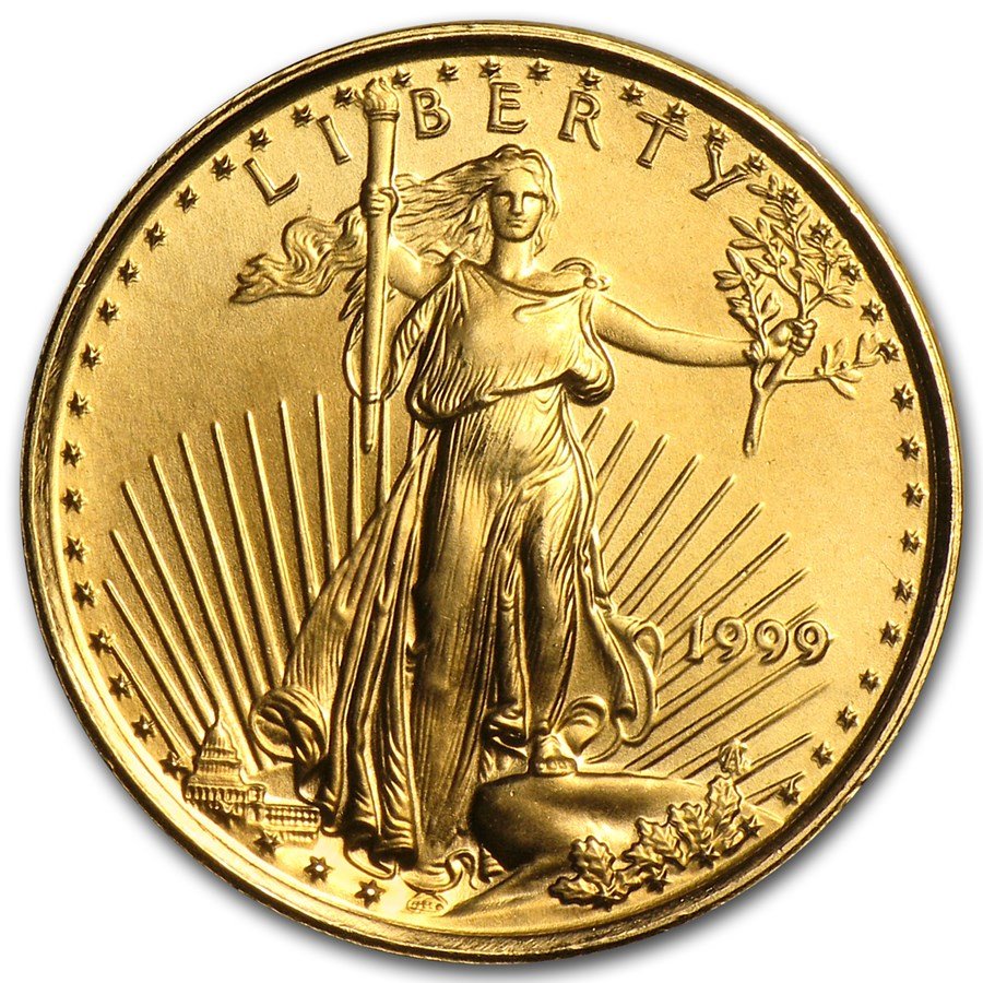 1999 1/10 oz American Gold Eagle BU