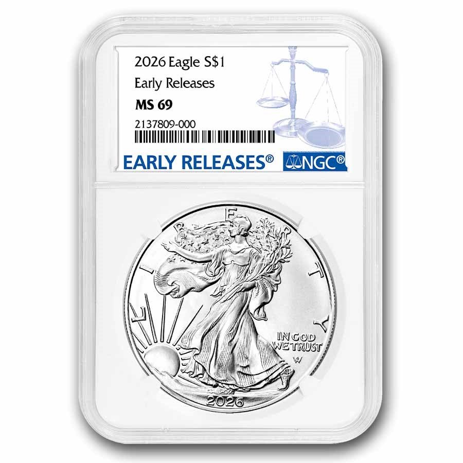 2026 American Silver Eagle MS-69 NGC (Early Releases)