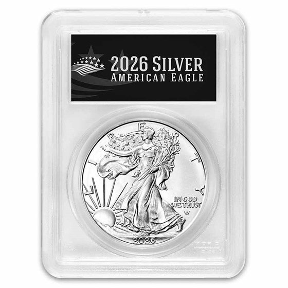 2026-(W) American Silver Eagle MS-70 PCGS (FS, Black Label)