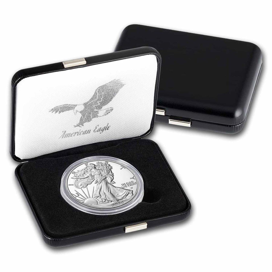 2025-W 1 oz Proof American Silver Eagle (w/Box & COA)