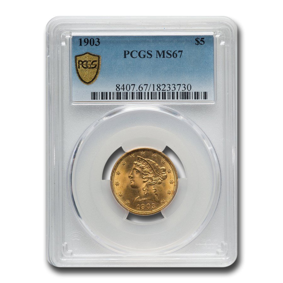 1903 $5 Liberty Gold Half Eagle
